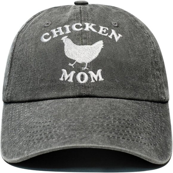Cotton Baseball Cap Gifts for Women Adjustable Embroidered Chicken Lover Cap main image 6